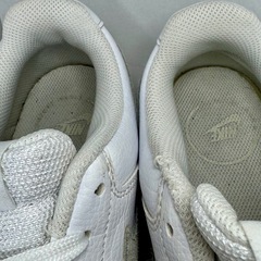 NIKE Court Vision Low WMNS 白×グレー 25cmの画像
