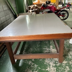 木製　作業台の画像