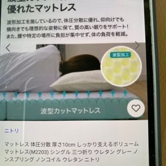 【未使用】マットレスの画像