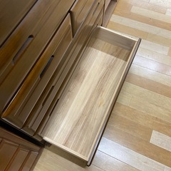 【トレファク ラパーク岸和田店】7段チェスト ブラウン の画像