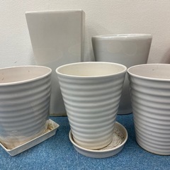 【無料】園芸用プランターセット プラスチックやセトモノ多数！の画像