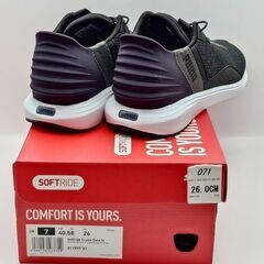 プーマ イージースリップ PUMA Softride Cruise 黒 26cmの画像