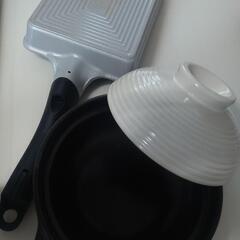 卵焼き器＆土鍋 ガス火専用の画像