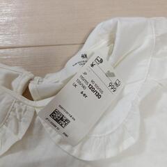 H&M　キッズ　襟付きブラウスの画像