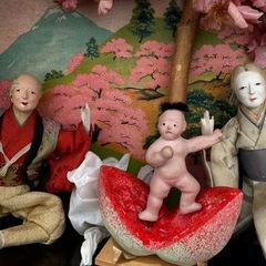 爺さん　婆さん　桃太郎の画像