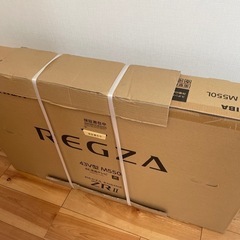 新品レグザ　43インチ 4Kテレビ
　の画像