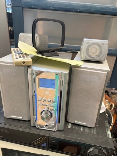 ケンウッド　MD/CDコンポ　動作品