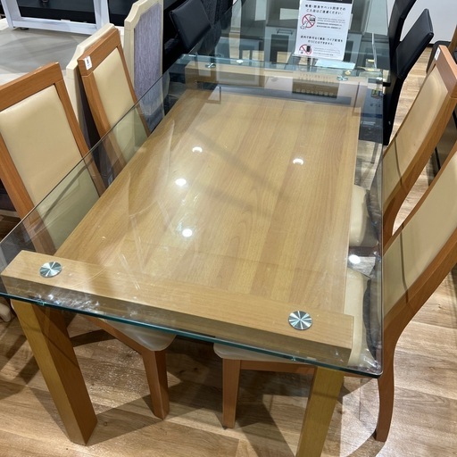 【トレファク神戸南店】ニトリ ダイニング5点セット ライトブラウンです‼︎【取りに来られる方限定】