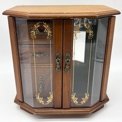 中古◆ジュエリーボックス◆昭和レトロ◆約24.5×15×25.5cmの画像