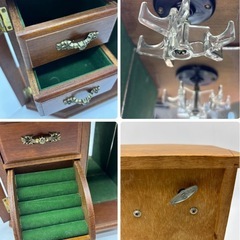 中古◆ジュエリーボックス◆昭和レトロ◆約24.5×15×25.5cmの画像