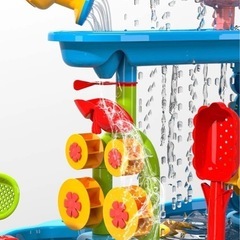 ウォーターテーブル　水遊び　砂遊びの画像