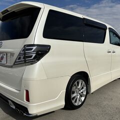 岡山【自社ローン】保証人無可★全国対応★ヴェルファイア【2.4Zプラチナセレクション2】両側パワスラ/モデリスタエアロ/バックカメラ/フリップダウンモニター/後席オットマン/パワーバックドア/サンバイザーモニター/ドラレコ/TV/DVD/ETC/USBポートの画像