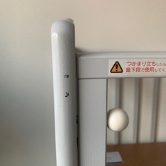 カトージ ミニベビーベッド ハイタイプ（プチホワイト）【内寸：60×90cm】の画像