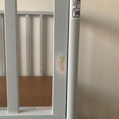 カトージ ミニベビーベッド ハイタイプ（プチホワイト）【内寸：60×90cm】の画像