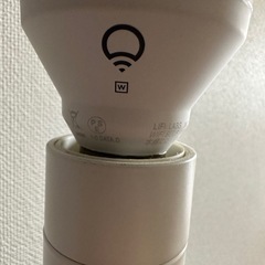 照明スタンドと電球のセットの画像