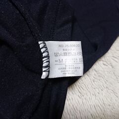 ♣　ファイバーヒート、ヒートテック的なシャツ　ブラック　サイズＭ　メンズ　レディースの画像