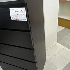 ★リユースのサカイ千葉中央店★期間限定割引有  チェスト ブラック H129×D48×W81 クリーニング済み TC4162の画像