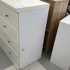 ★リユースのサカイ千葉中央店★期間限定割引有  タンス ホワイト H90×D45×W118 クリーニング済み TC4161の画像