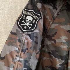 BLUE CROSS ブルークロス カモフラージュモッズコート迷彩柄の画像