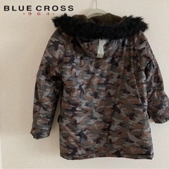 BLUE CROSS ブルークロス カモフラージュモッズコート迷彩柄の画像