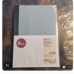無印良品 裏写りしにくいカラー表紙ノート 5冊組の画像