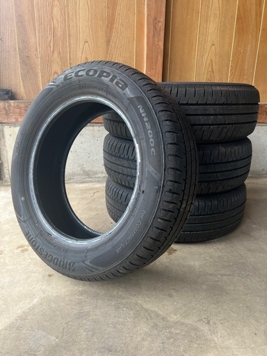 組み換え無料中古夏用タイヤ185/60R15ブリヂストンエコピアNH200c