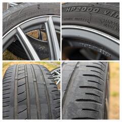 WEDS LEONIS タイヤ付225/40r18の画像