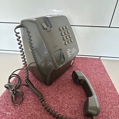 中販紅　【Week】ジャンク品　日本電信電話株式会社　公共電話機　PT-4 平成時代　現状渡し　08-09-04の画像