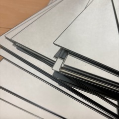 鏡　ミラー　30×30センチ　傷や汚れ、欠けありの画像