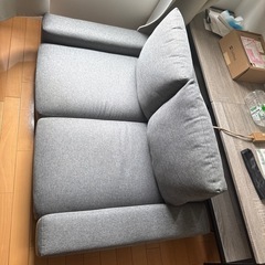 ローソファ2人掛けの画像
