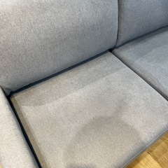 【トレファク神戸南店】2人掛けソファー グレーです‼︎【取りに来られる方限定】 の画像