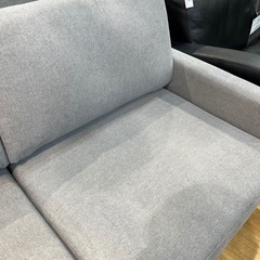 【トレファク神戸南店】2人掛けソファー グレーです‼︎【取りに来られる方限定】 の画像