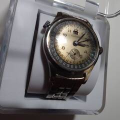 SWISS トリプルデート　ウオッチ ERNEST BOREL Swiss 36mmの画像