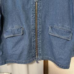 JEANASIS　デニムBIGZIPシャツジャケットの画像
