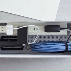 山崎実業 tower  ルーター収納ボックス の画像