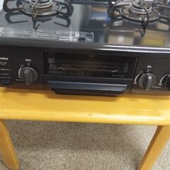 パロマ ガステーブル コンパクト 水無し片面焼き 56cm 都市ガス(12A13A) 左強火 ニュートラルグレー IC-N36BS-L-12A13の画像