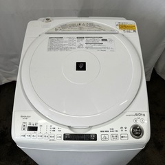 🔥送料設置無料【神奈川/東京】🔥洗濯機　シャープ　8キロ　乾燥付き　一人暮らし　大容量　798の画像