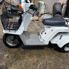 ① ジャイロx 2スト シールド、カゴ、キャリア付きの画像