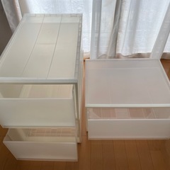 無印良品　ポリプロピレン　衣装ケース　3個セット☆の画像