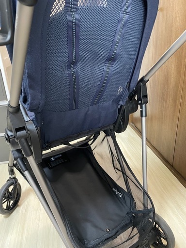 商談中 配送可能 cybex ドリンクホルダー付き サイベックス MELIO メリオ ネイビー