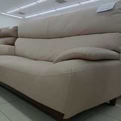 ★リユースのサカイ日立店★HJ7351  ソファ ベージュ H90×D87×W184 クリーニング済み の画像