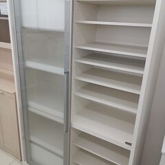 ★リユースのサカイ日立店★HJ7353 松田家具 レンジボード ホワイト H197.5×D52×W120.5 クリーニング済み の画像