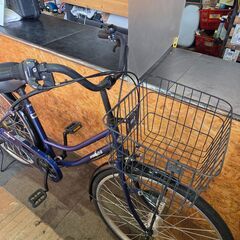 【愛品館 市原店】✔店頭取引限定✔26インチ6段変速オートライトシティサイクルの画像