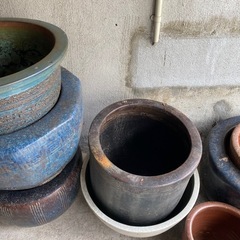 メダカ鉢　睡蓮鉢　火鉢の画像