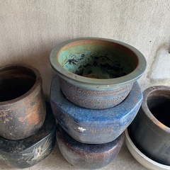 メダカ鉢　睡蓮鉢　火鉢の画像
