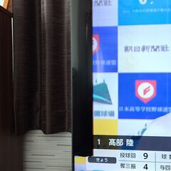ハイセンス 50V型 4Kチューナー内蔵 液晶 テレビ 50E6G【画面割れ/ジャンク品】の画像