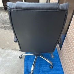 PUレザーリクライニングチェアーオットマンの画像