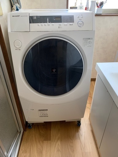 SHARP　ES-ZH1-WR ドラム式洗濯乾燥機 2017 年製