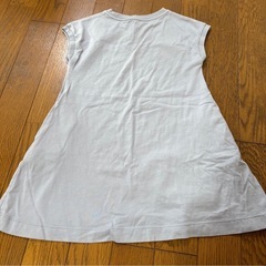 ユニクロ チュニック カットソー 女の子 キッズ 110 夏 夏服の画像