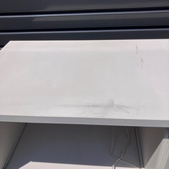 汚れてます　キャスター付きレンジ台の画像